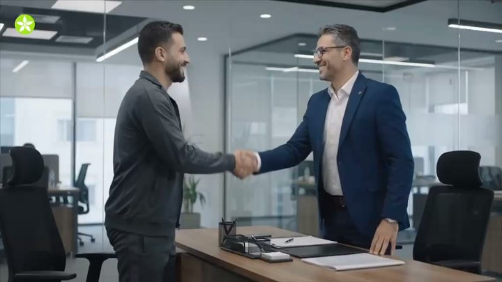 Still from an ad by Syriaz